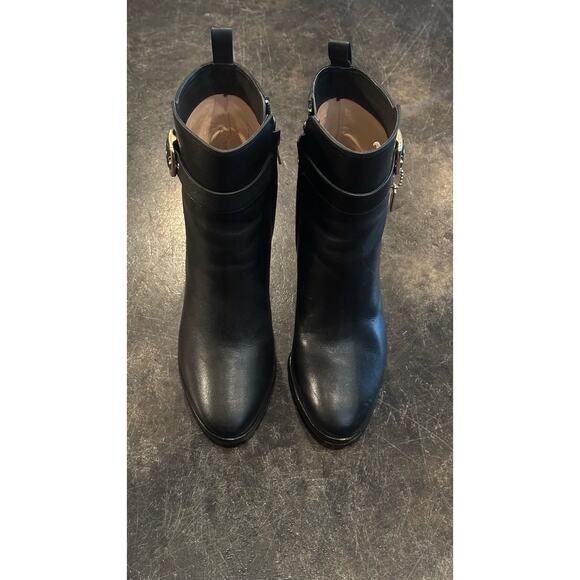 COACH Olivia Leather Bootie Size 5 Designer Boots CD157 Women's, Ladies 5B - Picture 4 of 8